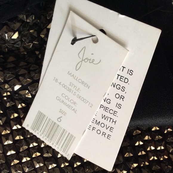 Joie Malloren Sequined Pencil Skirt 6 - Picture 5 of 5